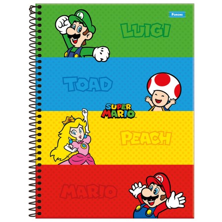 Foto ilustrativa Universitário Capa Dura Super Mario
