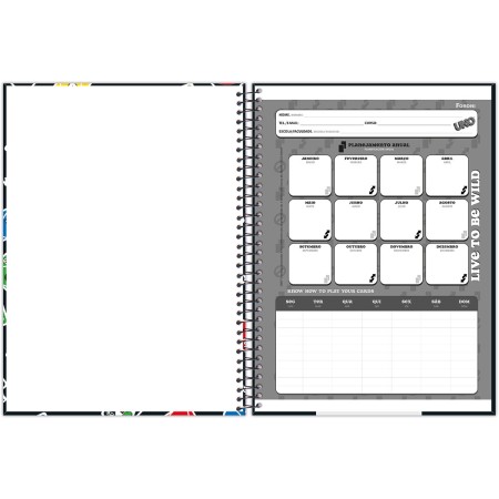 Foto ilustrativa Universitário Capa Dura UNO