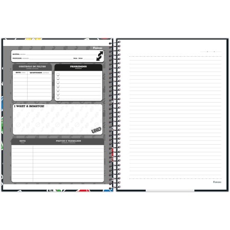 Foto ilustrativa Universitário Capa Dura UNO