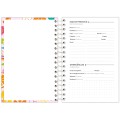 Foto ilustrativa Agenda Espiral Joyful Mind