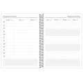Foto ilustrativa Agenda Espiral Office Class Semanal