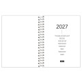 Foto ilustrativa Agenda Espiral Rosa Cliff