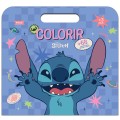 Foto ilustrativa Álbum De Colorir Maleta Stitch