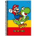 Foto ilustrativa Caderneta 1/4 Capa Dura Super Mario