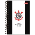 Foto ilustrativa Caderneta 1/8 Capa Dura Corinthians