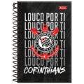 Foto ilustrativa Caderneta 1/8 Capa Dura Corinthians