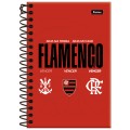 Foto ilustrativa Caderneta 1/8 Capa Dura Flamengo