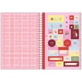 Foto ilustrativa Caderno 1/4 Capa Dura Milly