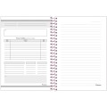 Foto ilustrativa Caderno 1/4 Capa Dura Milly