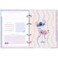 Foto ilustrativa Caderno Argolado Colegial Sem Lombo Stitch