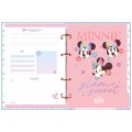 Foto ilustrativa Caderno Argolado sem Lombo Minnie Mouse