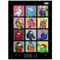 Foto ilustrativa Caderno Brochura e Brochurão Capa Dura Among Us