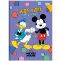 Foto ilustrativa Caderno Brochura e Brochurão Capa Dura Mickey Mouse