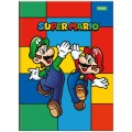 Foto ilustrativa Caderno Brochura e Brochurão Capa Dura Super Mario