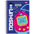 Foto ilustrativa Caderno Capa Dura 1/4 Espiral  Doshin