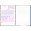 Foto ilustrativa Caderno Capa Dura 1/4 Espiral Lush