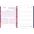 Foto ilustrativa Caderno Capa Dura 1/4 Espiral Lush
