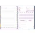 Foto ilustrativa Caderno Capa Dura 1/4 Espiral Lush