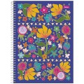 Foto ilustrativa Caderno Capa Dura 1/4 Espiral Lush