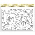 Foto ilustrativa Caderno Capa Dura para Colorir Milly