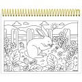 Foto ilustrativa Caderno Capa Dura para Colorir Milly