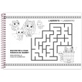 Foto ilustrativa Caderno Cartografia Capa Dura A Casa Mágica da Gabby