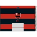 Foto ilustrativa Caderno Cartografia Capa Dura Flamengo