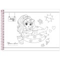 Foto ilustrativa Caderno Cartografia Capa Dura Judy