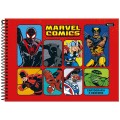 Foto ilustrativa Caderno Cartografia Capa Dura Marvel Comics
