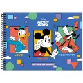Foto ilustrativa Caderno Cartografia Capa Dura Mickey Mouse