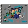 Foto ilustrativa Caderno Cartografia Capa Dura Minecraft