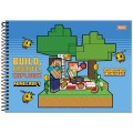 Foto ilustrativa Caderno Cartografia Capa Dura Minecraft