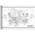 Foto ilustrativa Caderno Cartografia Capa Dura Patrulha Canina - The Dino Movie