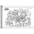 Foto ilustrativa Caderno Cartografia Capa Dura Super Mario