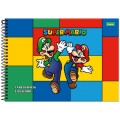 Foto ilustrativa Caderno Cartografia Capa Dura Super Mario
