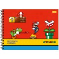 Foto ilustrativa Caderno Cartografia Capa Dura Super Mario