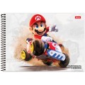 Foto ilustrativa Caderno Cartografia Capa Dura Super Mario