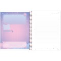 Foto ilustrativa Caderno College Capa Dura Cosmos