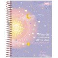 Foto ilustrativa Caderno College Capa Dura Cosmos