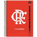 Foto ilustrativa Caderno College Capa Dura Flamengo