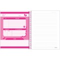 Foto ilustrativa Caderno College Capa Dura Pink Power
