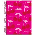 Foto ilustrativa Caderno College Capa Dura Pink Power