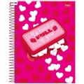 Foto ilustrativa Caderno College Capa Dura Pink Power