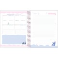 Foto ilustrativa Caderno College Capa Dura Stitch
