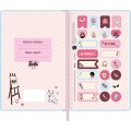 Foto ilustrativa Caderno Costurado Sem Pauta  Barbie by Nanaths