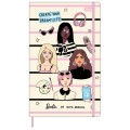 Foto ilustrativa Caderno Costurado Sem Pauta  Barbie by Nanaths