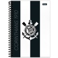 Foto ilustrativa Caderno Espiral 1/4 Capa Dura Corinthians
