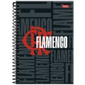 Foto ilustrativa Caderno Espiral 1/4 Capa Dura Flamengo