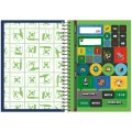 Foto ilustrativa Caderno Espiral 1/4 Capa Dura Minecraft
