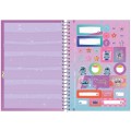 Foto ilustrativa Caderno Espiral 1/4 Capa Dura Stitch